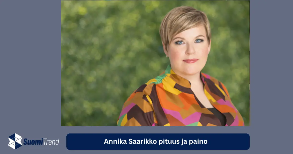 Annika Saarikko pituus ja paino